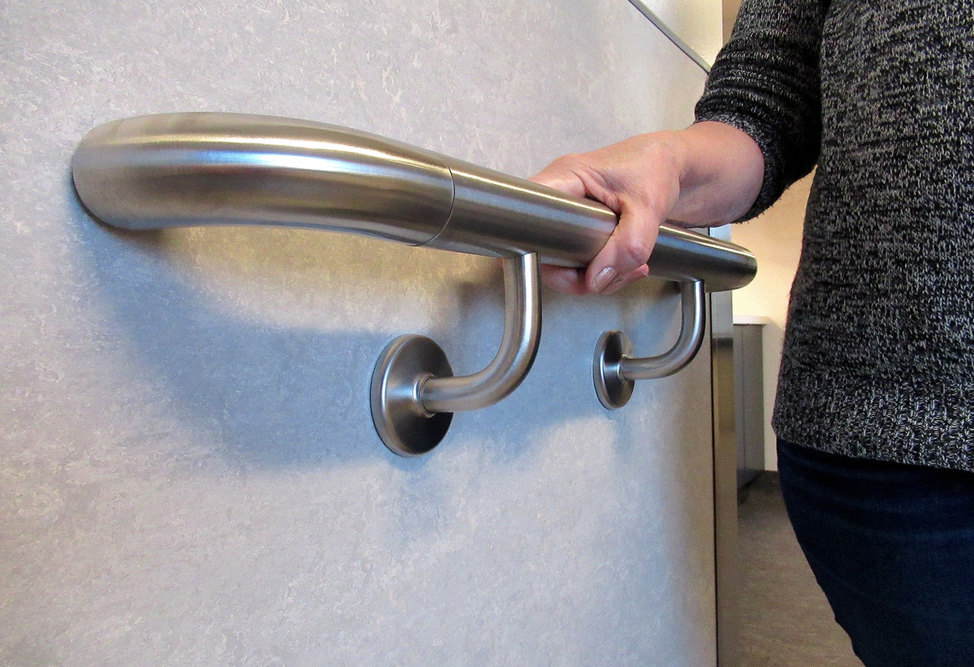 Lifestyle, " A Wall Mounted Hand Rail Support "